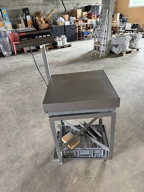 Busch 531 Profi-Waage bis 60 kg Edelstahl Verkaufswaage